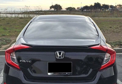 Спойлер DPT (черный глянец) для Honda Civic Sedan X (2016-2021 гг), стильный спойлер для Civic Sedan, Honda