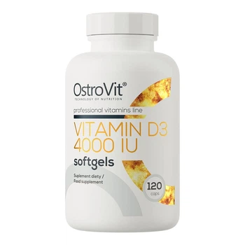 Витамин D3 OstroVit Vitamin D3 4000 IU, 120 капсул