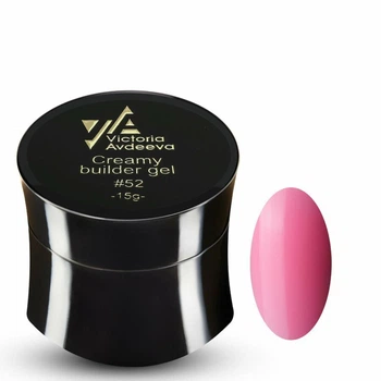 Моделирующий крем-гель для наращивания ногтей Victoria Avdeeva Creamy Builder Gel №52 15 мл