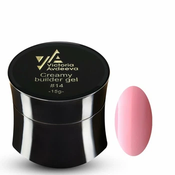 Моделирующий крем-гель для наращивания ногтей Victoria Avdeeva Creamy Builder Gel №14 15 мл