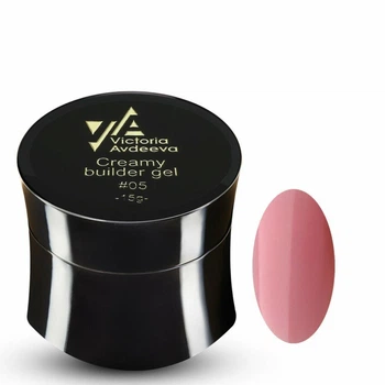 Моделирующий крем-гель для наращивания ногтей Victoria Avdeeva Creamy Builder Gel №05 15 мл