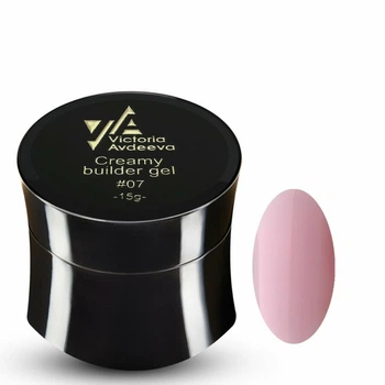 Моделирующий крем-гель для наращивания ногтей Victoria Avdeeva Creamy Builder Gel №07 15 мл