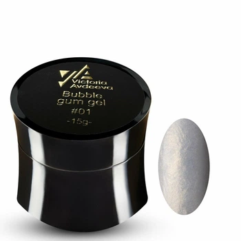 Моделирующий гель-жвачка для наращивания ногтей Victoria Avdeeva Bubble Gum Gel №01 15 мл