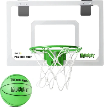 Баскетбольний міні-щит SKLZ Pro Mini Hoop Midnight Edition - світиться в темноті, 45x30 см