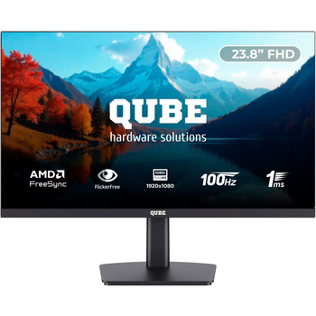 Монітор QUBE 23.8" V24F100-PLUS FHD IPS 100hz (V24F100-PLUS)