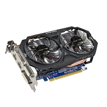 Відеокарта GeForce GTX 750 Ti 2GB Gigabyte WindForce OC (GV-N75TOC-2GI) Б/В