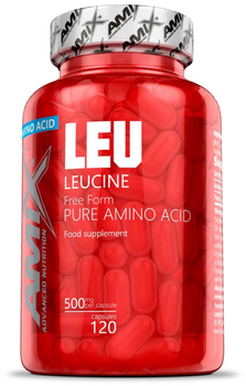 Aminokwasy Amix Leucine 120 kapsułek (8594159536791)