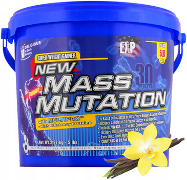 Gainer Megabol New Mass Mutation Vanilla 2270 g (5907582338765)