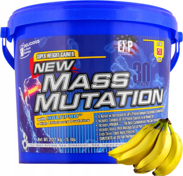 Gainer Megabol New Mass Mutation Banana 2270 g (5907582338758)