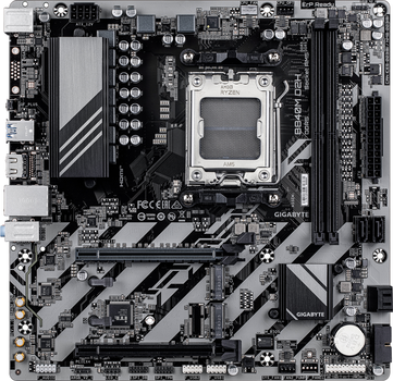 Материнская плата Gigabyte B840M D2H (sAM5, AMD B840, PCI-Ex16)