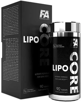 Жироспалювач Fitness Authority Core Lipo 90 таблеток (5902448268521)