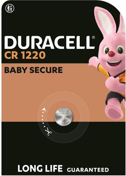 Специальная литиевая батарейка типа «таблетка» Duracell 1220 3V, (CR1220), 1 шт (5000394030305)