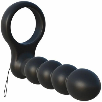 Ерекційне кільце з фаллоімітатором Fantasy C-Ringz Remote Control Double Penetrator (19261000000000000)