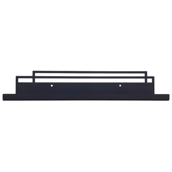 Полка Металлическая 40см х 7.5см Glozis Bau Black 40 K-005