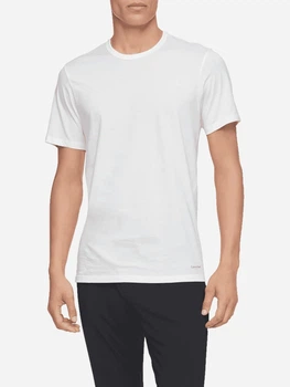 Футболка нательная мужская хлопковая Calvin Klein 381087606 M Белая (1159827380)