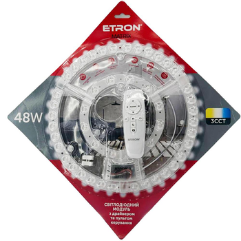 Світлодіодний модуль ремкомплект світильника ETRON 1-EMP-283 48W Matrix SMART з пультом