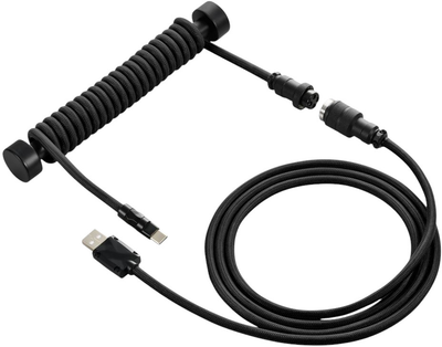 Кабель Sharkoon Skiller SGK50 Aviator Cable Set USB-C - USB-A 1.85m Black (4044951040353)