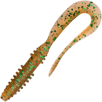 Силикон Keitech Mad Wag Mini 2.5" (12 шт/уп) ea#02 peach green flk