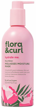 Маска Flora & Curl Rose Water Molasses для кучерявого волосся зволожувальна 300 мл (5060627510776)