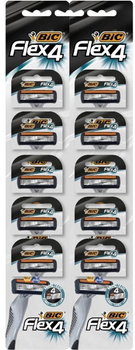 Набір станків для гоління Bic Flex 4 Classic 10 шт (ZES3086123508415)