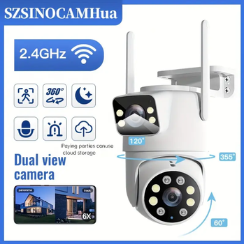 Беспроводная поворотная внешняя Wi-Fi умная камера SZSINOCAM 720P HD TY-Q2 O-KAM Pro