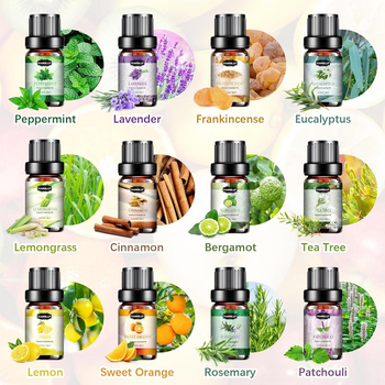 Набор Натуральных Эфирных Масел 12 шт по 5 мл Haholi Oils Англия