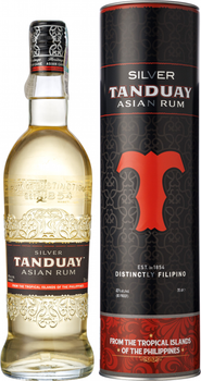 Ром Tanduay Asian Rum Silver 0.7 л 40% металевий тубус (2021000179105)