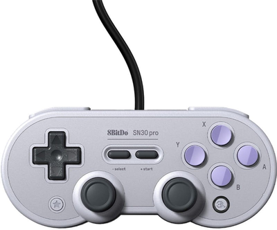 Kontroler 8BitDo SN30 Pro USB Gamepad Gray Edition (6922621501794)