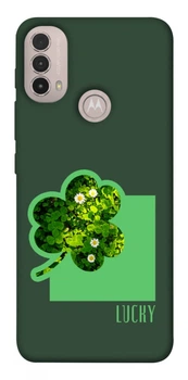 TPU чохол Demsky Clover sign для Motorola Moto E40