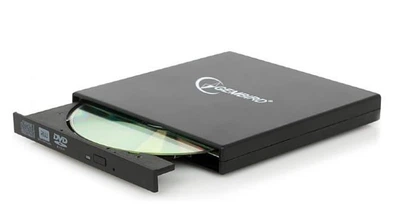 Оптический привод Gembird Gembird, Black, DVD+/-RW, USB 2.0 (DVD-USB-02)