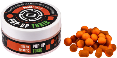 Бойл Brain Toxic Pop-Up Double Fruit (слива + ананас) 8 мм + 6x10 мм 34 г (18582200)