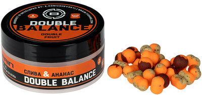 Бойли Brain Double Balance Double Fruit (слива + ананас) 8+6х10 мм (18588144)