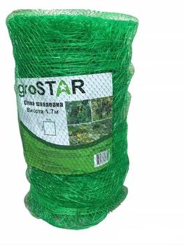 Сітка 1.7 х 50 м Огіркова AgroStar шпалерна для підв'язування огірків