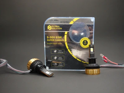 Світлодіодні автолампи Global Solution GS-18PRO H3 9-50V 65W 12000LM 6000K