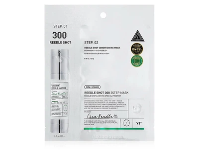 Двоетапна маска для обличчя з мікроголками VT Cosmetics Reedle Shot 300 2 Step Mask (8803463006044)