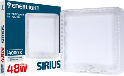 Светильник потолочный светодиодный ENERLIGHT SIRIUS 48Вт 4000К