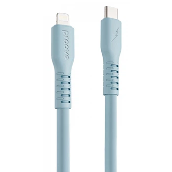 Кабель Proove Eternal Type-C to Lightning 27W (2m) light blue