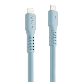 Кабель Proove Eternal Type-C to Lightning 27W (1m) light blue