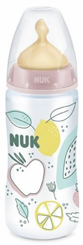 Butelka do karmienia Nuk First Choice PP ze wskaźnikiem kontroli temperatury i lateksowym dzióbkiem 0-6 miesięcy 300 ml (4008600360094)