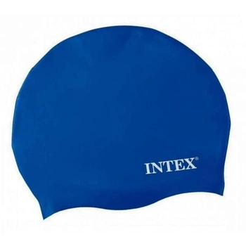 Шапочка для плавания от 8 лет синяя Intex (55992) (260245)