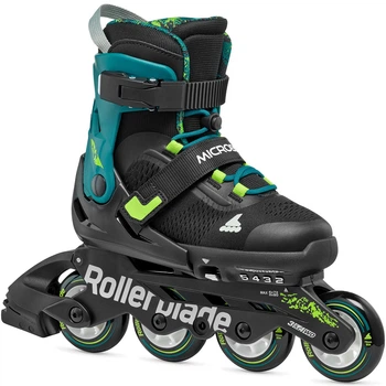 Роликовые коньки Rollerblade Microblade XT black-petrol green 33-36.5 86B0751520-NG02