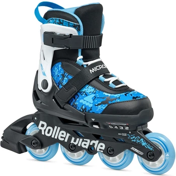 Роликовые коньки Rollerblade Microblade SL black-sky blue 28-32 86B0751540-NF02