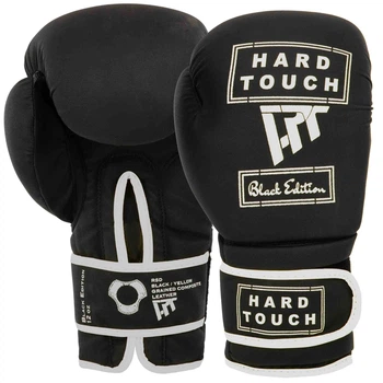 Перчатки боксерские Hard Touch BO-4658 14 унций Черно-белый