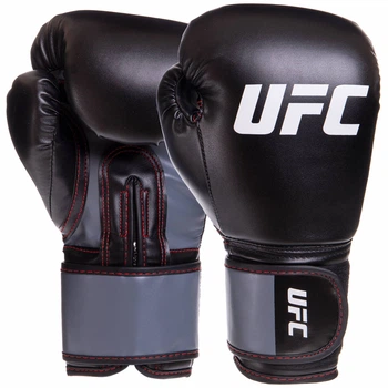 Перчатки боксерские PU UFC Boxing (размер 14oz, черный) (UBCF-75181)