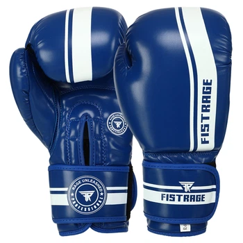 Перчатки боксерские FLEX на липучке FISTRAGE Pro (р-р 12oz, Синий) (VL-8449_Синий_12_унции)