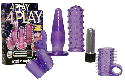 Вибратор с насадками 4 Play Couples Kit (06180000000000000)