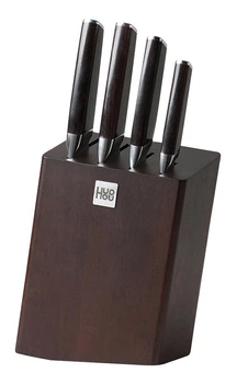 Набір кухонних ножів HuoHou Composite Steel Kitchen Knife Set (HU0033) 4шт.+підставка