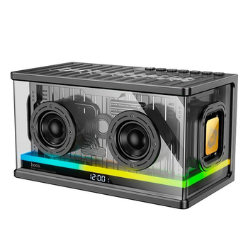 Портативная беспроводная Bluetooth колонка акустика Hoco BS62 BT5.4, 40W, TWS/USB/TF, 8h Black