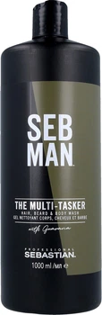 Шампунь Sebastian Professional Seb Man The Multi-Tasker 3 в 1 для волосся, бороди та тіла 1000 мл (4064666302003)