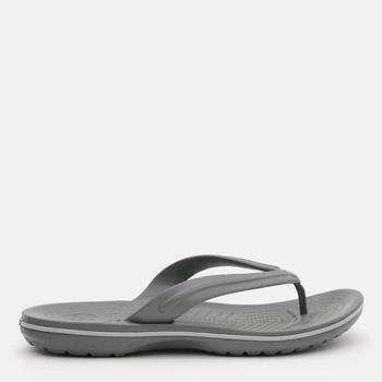 Чоловічі в'єтнамки для пляжу Crocs Crocband Flip SGy/Smo 11033-0EX 43-44 (M10/W12) 28 см Slate Grey/Smoke (198445100703)